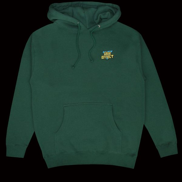 Heavyweight Embroidered Logo Hoodie For Discount