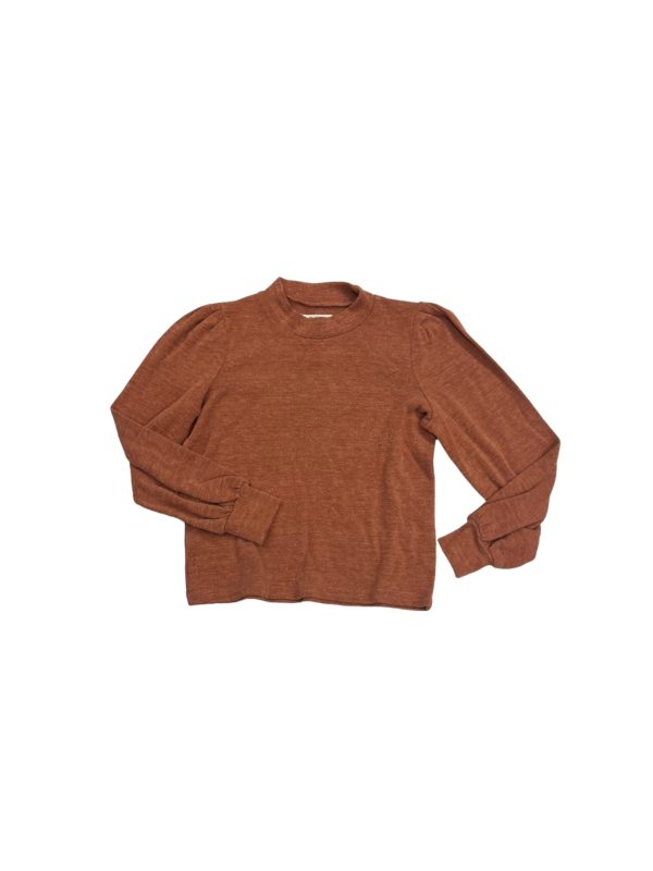 Top Long Sleeve By Madewell In Orange, Size: Xs on Sale