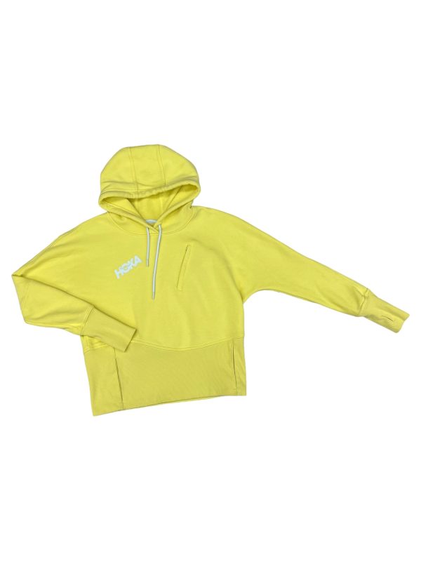 Athletic Sweatshirt Hoodie By Hoka In Green, Size: S Online now