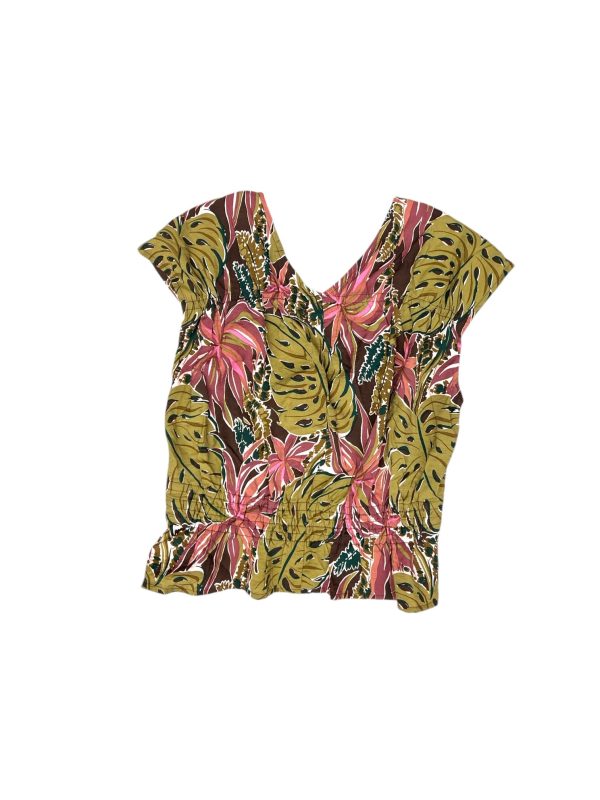 Top Short Sleeve By Madewell In Floral Print, Size: S Sale - Image 2