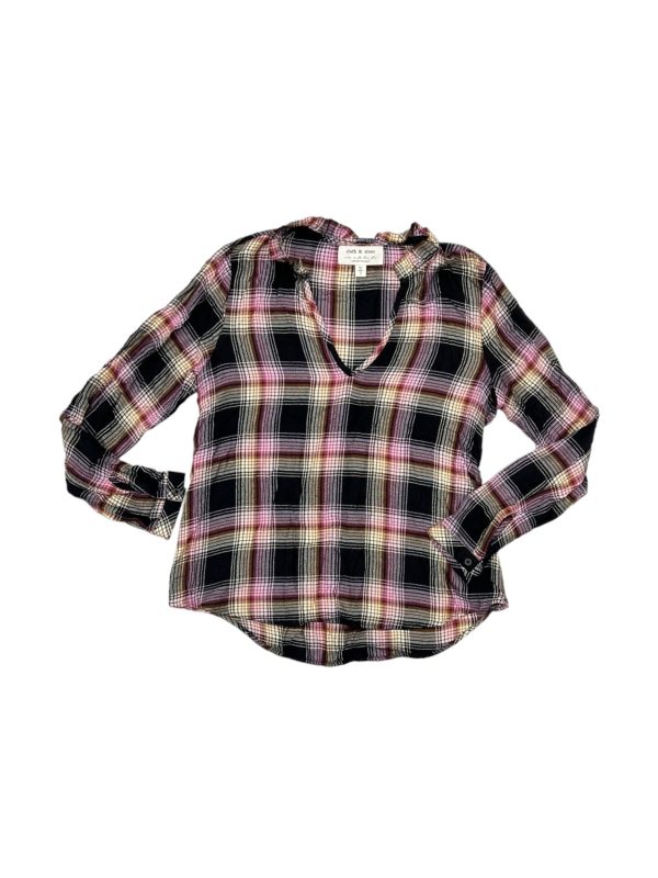 Top Long Sleeve By Cloth & Stone In Purple, Size: Xs Cheap