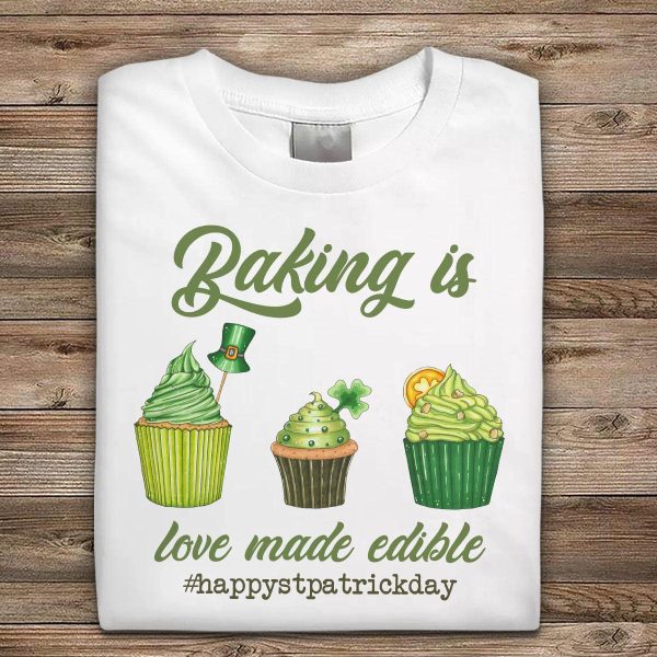 Saint Patrick s Day Personalized Baking T-shirt - TS053PS06 Online Sale