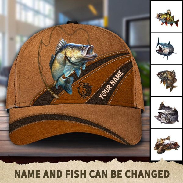 Fishing Personalized Classic Cap, Personalized Gift for Fishing Lovers - CP163PS05 Fashion