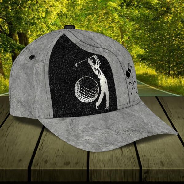 Personalized Golf Classic Cap, Personalized Gift for Golf Lovers, Golf Players - CP1910PS Online Sale - Image 3