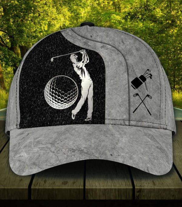 Personalized Golf Classic Cap, Personalized Gift for Golf Lovers, Golf Players - CP1910PS Online Sale - Image 2