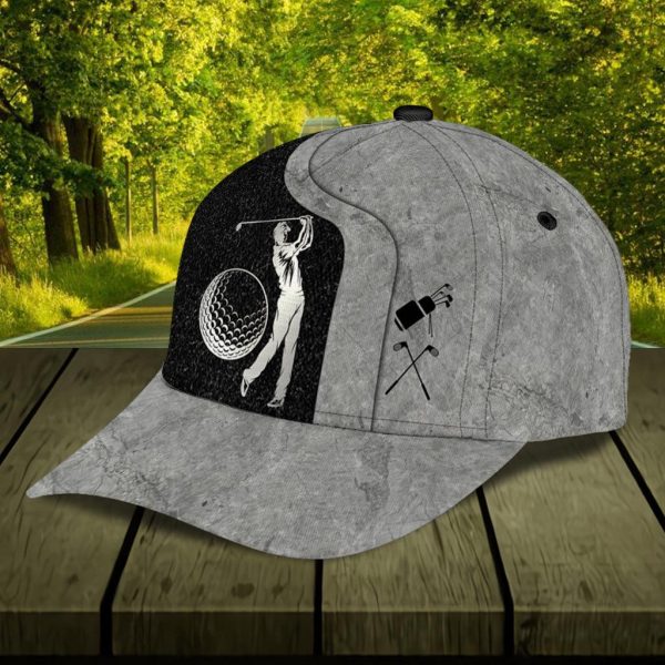 Personalized Golf Classic Cap, Personalized Gift for Golf Lovers, Golf Players - CP1910PS Online Sale - Image 5